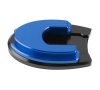 Ausla Kickstand Foot Extension Pad Aluminum Alloy Side Stand Enlarger 5.86 X 8.38cm Easy Install Wider Support for Soft Ground Fit for 125 150 2018 2019 (Blue)