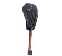 Ausla LED Gear Shift Knob, PU Leather Material, Luxurious and Stylish Gear Shifter Head with LED Indicator, Suitable for 6 Series E63 E64 Pre-Facelift 2004-2006 (Carbon Fiber Style)