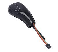 Ausla LED Gear Shift Knob, PU Leather Material, Luxurious and Stylish Gear Shifter Head with LED Indicator, Suitable for 6 Series E63 E64 Pre-Facelift 2004-2006 (Glossy Black)