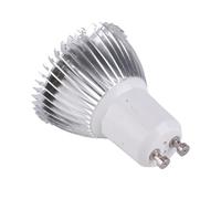 Ausla LED Grow Light Bulb, 18W Full Spectrum LED Grow Light Bulb, Aluminum E27 E14 GU10 Plant Lamp for Indoor Gardening, Flower Planting, Potted Plants, with 50,000H Lifespan (GU10)