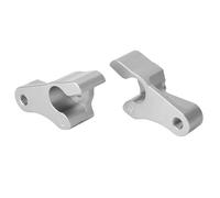 Ausla Lowering Blocks Kit Metal Rear Slam Lowering Blocks 2in for Touring Models 2002 to 2022 Easy Installation Direct Replacement Rear Suspension Part (Silver)