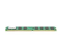 Ausla Memory Module, DDR2 2GB Desktop Memory PC2 4200 533MHz 240 Pin PCB Double Sided 16 Grains Fast Heat Dissipation Stable Operation for Desktop Computer