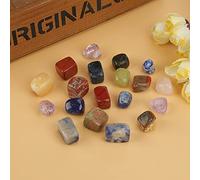 Ausla Mini Point Quartz Crystal Stones 100g Mixed Color Rock Chips, Healing Assorted Stones for Chakra Balancing Meditation Home Decor