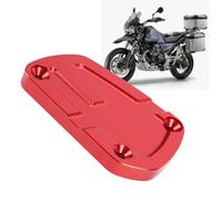 Ausla Motorcycle Brake Fluid Reservoir Cap CNC 6063 Aluminum Oil Pump Cover Replacement for GUZZI V85TT 2018-2025 with Durable Design Optimal Storage (Red)