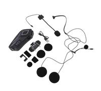 Ausla Motorcycle Helmet Headset, Bluetooth Helmet Headset with Bluetooth 5.4, 40mm Speakers, AI Noise Reduction, IP65 Water Proof, 800mAh for Cycling Commuting Riding