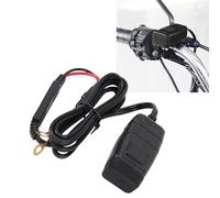 Ausla Motorcycle Phone 30W PD & 18W USB with LED Voltage Meter On Off Switch for Motorcycle ATV SUV Boat Handlebar Mount (red)