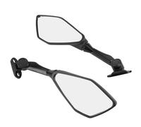 Ausla Motorcycle Rearview Mirror Pair ABS Metal Glass Side Mirrors, Wider View Replacement Back Mirrors with Mounting Screws for CBR900 CBR919 CBR929 CBR954 Riders