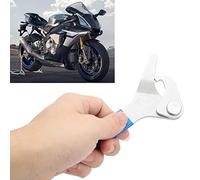 Ausla Motorcycle Shock Wrench Adjustable Shock Spanner Preload Adjusting Tool with Rubber Handle for 35mm-75mm Spring Collars