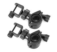 Ausla Mount Holder POM Camera Mount Holder 360 Degree Rotatable 17 to 32mm Clamp 16mm Ball Head for Car Dash Cam Motorbike Riders Outdoor Recording (U-shaped head)
