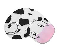 Ausla Mouse Pad with Gel Wrist Support, Durable Spandex Fabric, for Office and Gaming, Ideal Laptop and Desktop Accessory