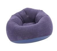 Ausla Multi-Functional Inflatable Chair, PVC Blow Up Sofa, Portable Folding Lounge for Home Travel, Comfortable and Convenient with Compact Storage, Ideal for Outdoor Camping, (Dark Blue)
