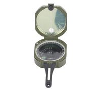 Ausla Multifunctional Compass Zinc Alloy Shell Pointer Navigation Compass 65mm with Inclinometer Luminous Dial Bubble Level for Hiking Camping Outdoor Adventure
