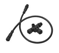 Ausla NMEA 2000 T Connector, ABS 5 Pin M12 Marine Network Tee for Backbone Drop Cable, IP67 Connection, Easy Installation, Universal Fit for Boats Using Lowrance Simrad B G