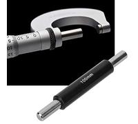 Ausla Outside Micrometer Caliper, Professional Measuring Tool, Stainless Steel Micrometer Calibration Block Rod Bar for Precision Measurement, 100%, Various Specifications (100mm)
