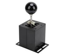 Ausla PC USB Simulator Shifter Black H Gear Shifter 6 Plus R USB Connection H Pattern Design for Racing Games and Sim Drivers for G29 G27 G25 G920 T300RS GT Wheel