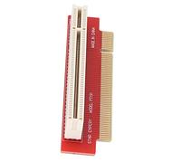 Ausla PCI Riser 90 Degree Adapter, Horizontal Transfer | 32-bit golden finger, red printed circuit board, Portable Size, 1U 2U Server Case, Small Computer Fit