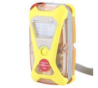 Ausla Personal Locator ABS Portable Floatable Locator Beacon 406.040MHz GPS 121.5MHz LED LCD 24h Operation for Marine Boat Rescue Outdoor Exploration Field Operations