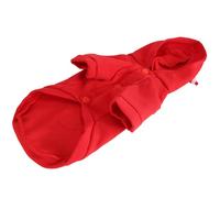 Ausla Pet Devil Costume, Halloween Dog Cat Outfit with Hat and Evil Ears, Soft Polyester Red Costume for Halloween Party Role Play Sizes S M L XL (XL)