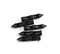 Ausla Plastic Rivet Door Trim Clips, Nylon Bumper Fasteners, Easy Installation for Automotive Repair, Fits 6mm Holes, 100pcs Pack for Cars and Motorcycles