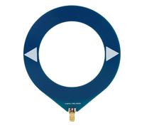 Ausla Portable Radio WB Antennae, 10kHz to 180MHz SMA Male Interface Shortwave Antennae Donut WB, Easy Installation, Stable Performance, Compact and ((Blue) SMA Female)