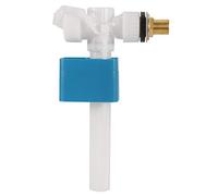 Ausla Pro Side Entry Inlet Valve with Stable Water Outlet, Universal ABS Toilet Cistern Flush Parts Toilet Cistern Parts Replacement Suitable for Most Toilets (4 points copper pipe