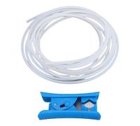 Ausla PTFE Tube 4m for Lab AMS X1 P1S P1P A1 A1 Mini 3D Printer, 2.5mm ID | Semi-transparent Design for Easy Filament Monitoring, PTFE Material with Heat Resistance Up to 220°C, Compatible with PLA