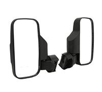 Ausla Rear View Mirror Kit, Convex UTV Side Mirrors with Ball Socket Joint, High Impact Plastic, 1.75in 2in Roll Bar Clamp Fit for Maverick