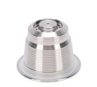Ausla Reusable Coffee Pod, 304 Stainless Steel Refillable Coffee Capsule with Brush and Spoon, Single Serve Filter Cup, 44 G for Home Office Single Serve Makers
