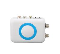 Ausla RF Modulator, Plastic Material, Compact Design, Easy to Use with NTSC Support, Ideal for CATV Systems