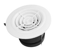 Ausla Round Air Vent Louver ABS Round Louver Vent 75mm Removable Panel Adjustable Wall or Ceiling Mount for Bathroom Kitchen Office Soffit Exhaust Intake Use