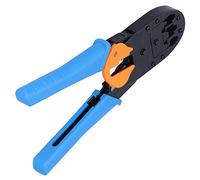 Ausla Self Adjusting Wire Stripper, Carbon Steel Crimping Pliers, Ratchet Cable Crimping Tool, Portable Multifunction Stripping Pliers for Home Auto Repair Mechanics