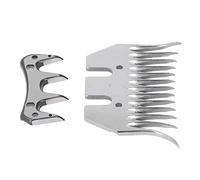 Ausla Sheep Shears Vane/Wing, High Carbon Steel Wool Clipper Comb with 13 Teeth 7mm Spacing for Alpacas Llamas Goats Grooming, Professional Precision Cutting for Thin Wool by Skilled Hands