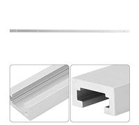 Ausla Slide Slab, Aluminum Alloy T Track Slot Miter Guide Track Table Woodworking Tool, for Routers Drill Presses, with Stainless Steel Screws, Cooperate with M6 or M8 T Screw (1 Meter T Small Slot)