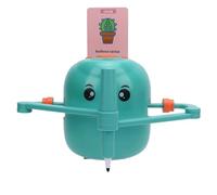 Ausla Smart Drawing Robot ABS Educational Drawing Machine with 100 Cards 14 Pens 2400mAh Built in Battery Interactive Painting Learning Toy for Kids Practice (Light Green)