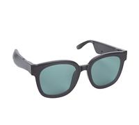 Ausla Smart Glasses Audio Sunglasses with ABS Frame Bluetooth 5.0 Real Time 164 Language Translation Dual Stereo Speakers Noise Canceling Mics for Business Travel Study (Blackish Green)