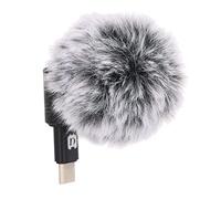 Ausla Smartphone Microphone, Plastic Metal Adjustable Noise Reduction, Ideal for Content Creators and Mobile Recording (Type-C)