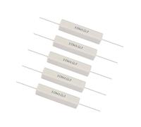 Ausla Speaker Divider Resistor Kit 10PCs 10W Cement Resistor for Crossovers, Power Adapters, Instruments and Televisions with High Heat Dissipation and Explosion-Proof Protection (1 euro)