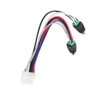 Ausla Speaker Harness ABS Metal Power Input Speaker Wire Harness 12 Pin Plug Replacement for Dual TBX10A Amplifier Easy Install Stable Signal for Car DIY Users