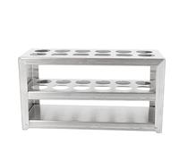 Ausla Stainless Steel Test Tube Rack, 12 Holes 0.75inch φ Centrifuge Tube Holder for Scientific Experiments Nurse Party Favors Candy