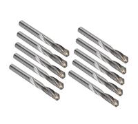 Ausla Straight Shank Twist Drill Tungsten Steel Twist Drill Bit 9mm for PCB CNC Routing High Hardness Clean Milling and Trimming for Metal Plastic Wood Users