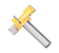 Ausla Surfacing Router Bit Tungsten Steel 4 Flute Flattening Router Bit 2in Cutting Diameter 1 2in Blade Length for CNC Handheld Desktop Milling Wood Slab Planing Trimming (1/2" pattern)