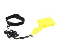 Ausla Swim Resistance Parachute Belt, Nylon PP Swim Training Parachute, 40cm Tow Tether with Anti Loosening Buckle, Strength and Speed Practice for Kids Adults Pool Open Water (Yellow)