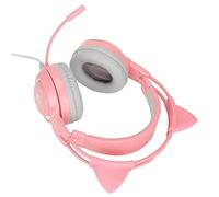 Ausla SYG25 Cat Ear Gaming Headset, USB and 3.5mm Gaming Headphone with Adjustable Volume and Mute, Clear Sound for PC and Console Gamers (#11)