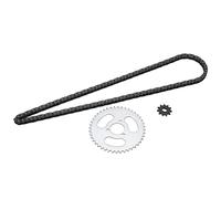 Ausla T8F Front and Rear Sprocket, Front and Rear Sprocket Chain, T8F Power Gear Shift Chain Set for Modified Karts ATVs and Mini Motorcycles