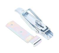 Ausla Trailer Lift Door Latch, Latch Toggle Clamp High Hardness Metal Over Centre Catch Mounting Pads for Trailers RVs Campervans Caravans