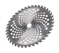 Ausla Universal Brush Cutter Vane/Wing, High-Speed Steel 40T Trimming Tool for Control, 255mm Diameter for Lawn Care