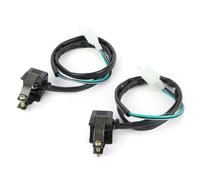 Ausla Universal Motorcycle Starter Kill Switch, ABS PVC, Dual Button Design for Fast Ignition, Easy Installation for Street Bikes and ATVs