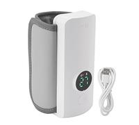 Ausla USB Milk Bottle Warmer, Temperature Adjustable Baby Feeding Breast Milk Warming Pouch with LCD Display Quick Heating Sleeve On The Go