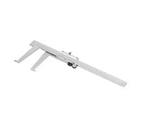 Ausla Vernier Caliper Carbon Steel Inner Diameter Caliper 0-200mm 0.02mm Mechanical Reading for Inner Groove Measurement Machining Workshop Technicians