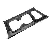 Ausla Water Cup Holder Panel Cover ABS Carbon Fiber Style Water Cup Holder Panel Trim Glossy Finish Paste Install for Frontier NP300 2015 2019 Interior